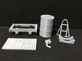 Gn15 Narrow Gauge Petrol Bowser wagon - with wheels