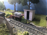 Ebdon Lane Halt and Milk Stand along with 12 Milk Churns - OO9/OO/HO