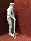 G-Scale figure with shovel - 3D scan of a real person - MD089 (also GN15)