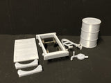 Gn15 Narrow Gauge Petrol Bowser wagon - with wheels