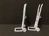16mm Scale, Two Sack Trolleys for Model Platforms and Workshops