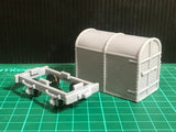 Gn15 Narrow Gauge Welsh  Gunpowder wagon - short with wheels