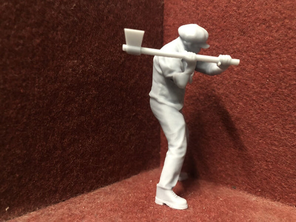 G-Scale figure - 3D scan of figure with axe - M099 (also GN15)