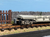 Gn15 Narrow Gauge Pechot wagon - comes with bogie wheels and NEM pockets