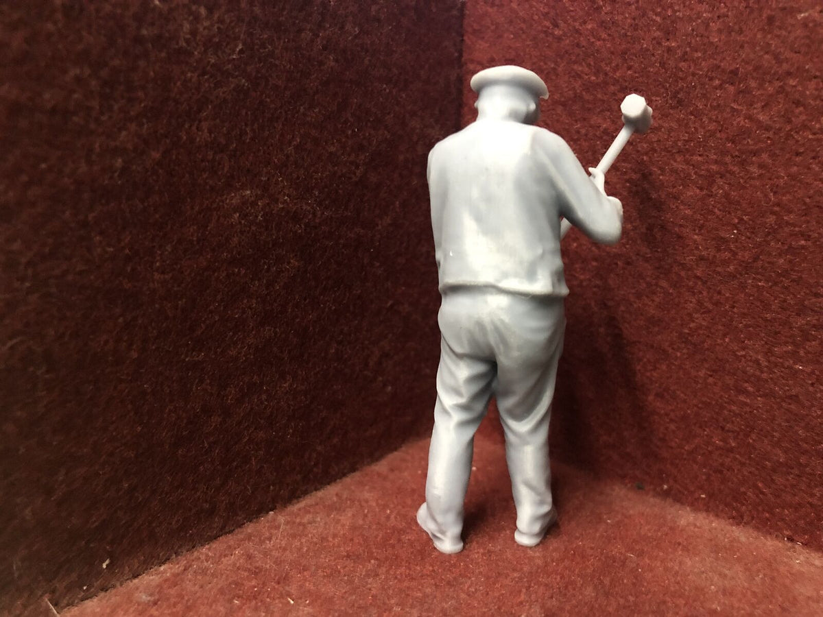 GScale figure with Hammer 3D scan of a real person M094 (also GN1