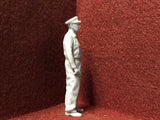 G-Scale Driver with peaked cap - 3D scan of a real person - MD008 (also GN15)