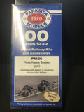 Gn15 Narrow Gauge bogie plate wagon - comes with bogie wheels and NEM pockets