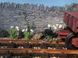 Gn15 Narrow Gauge bogie plate wagon - comes with bogie wheels and NEM pockets