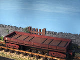 Gn15 Narrow Gauge bogie plate wagon - comes with bogie wheels and NEM pockets