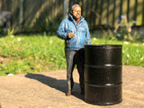 G-Scale figure standing around - 3D scan of a real person - M013 (also GN15)