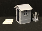 Signal mans Hut with levers and glazing Woody Bay - OO9/OO/HO