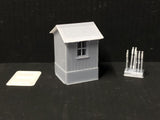 Signal mans Hut with levers and glazing Woody Bay - OO9/OO/HO