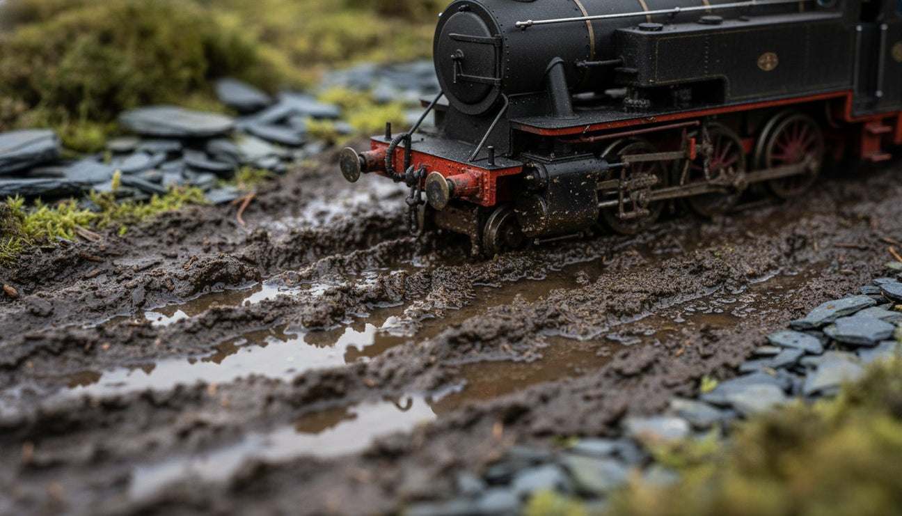 How to Model Realistic Mud and Dirt: A Guide for Narrow Gauge Layouts