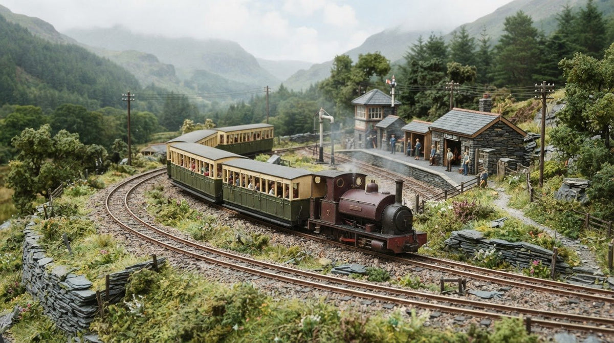 Modelling the Ffestiniog Railway in OO9 with Continuous-Run Layout and Stock Examples