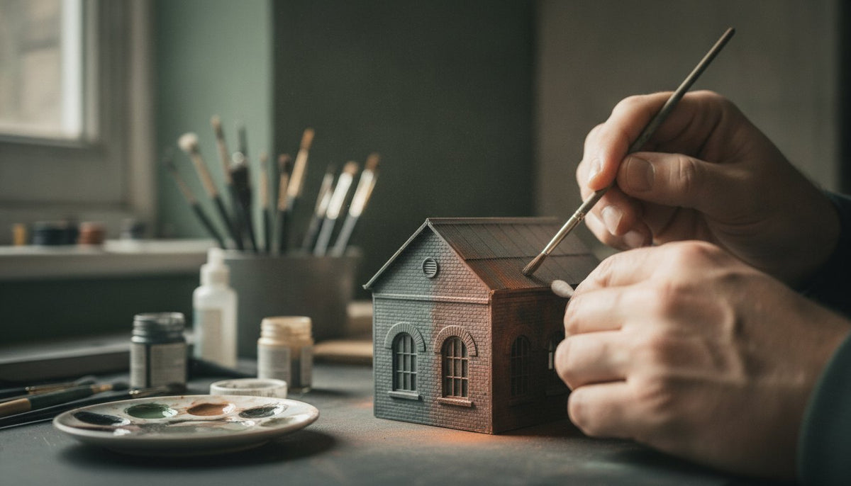 Weathering Model Railway Buildings: Techniques for Realistic Kits