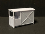 OO9 Narrow Gauge Guards Van Kit for Peco NR-121D 10ft WB Chassis Resin Body