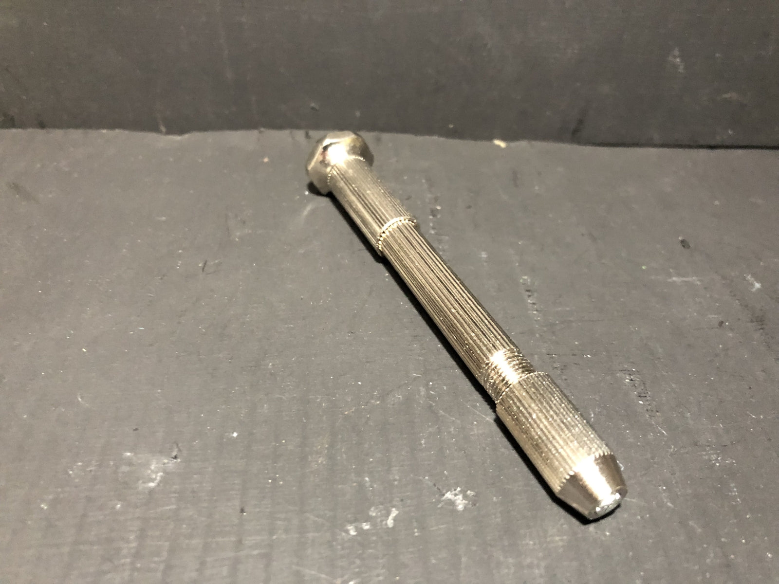 Micro HSS twist drill bit set with pin vice holder for precision railway modelling, 20 bits from 0.3mm to 1.6mm in sliding case