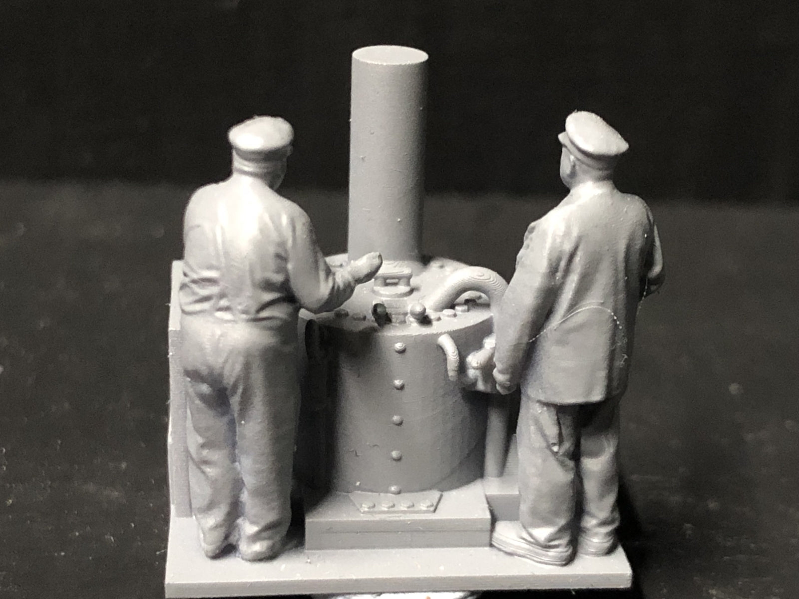 OO9 100 HP Sentinel Fry steam locomotive body kit designed to fit a Kato 11-109 narrow gauge chassis