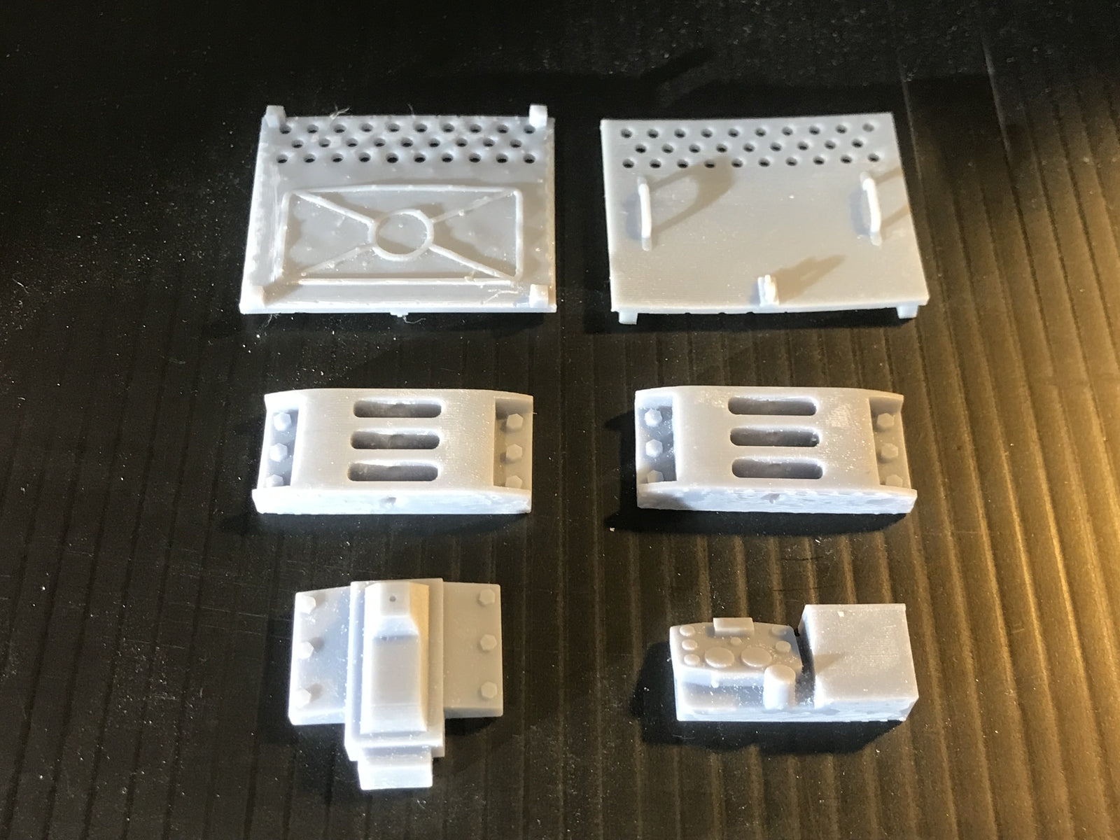 Unpainted GN15 Deutz OMZ 117 diesel critter kit body for G scale on 00 track, shown on a Tenshodo spud chassis