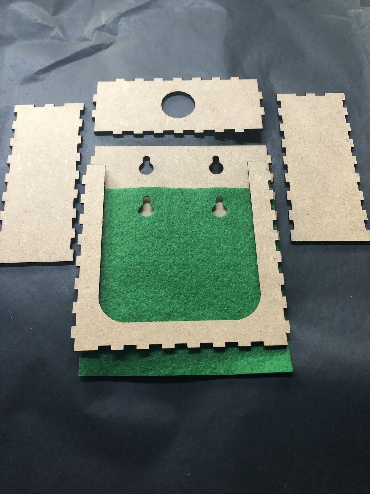 Model railway accessory kit showing a handy caddy holder for a Bachmann 44211 controller, suitable for shelf and diorama layouts