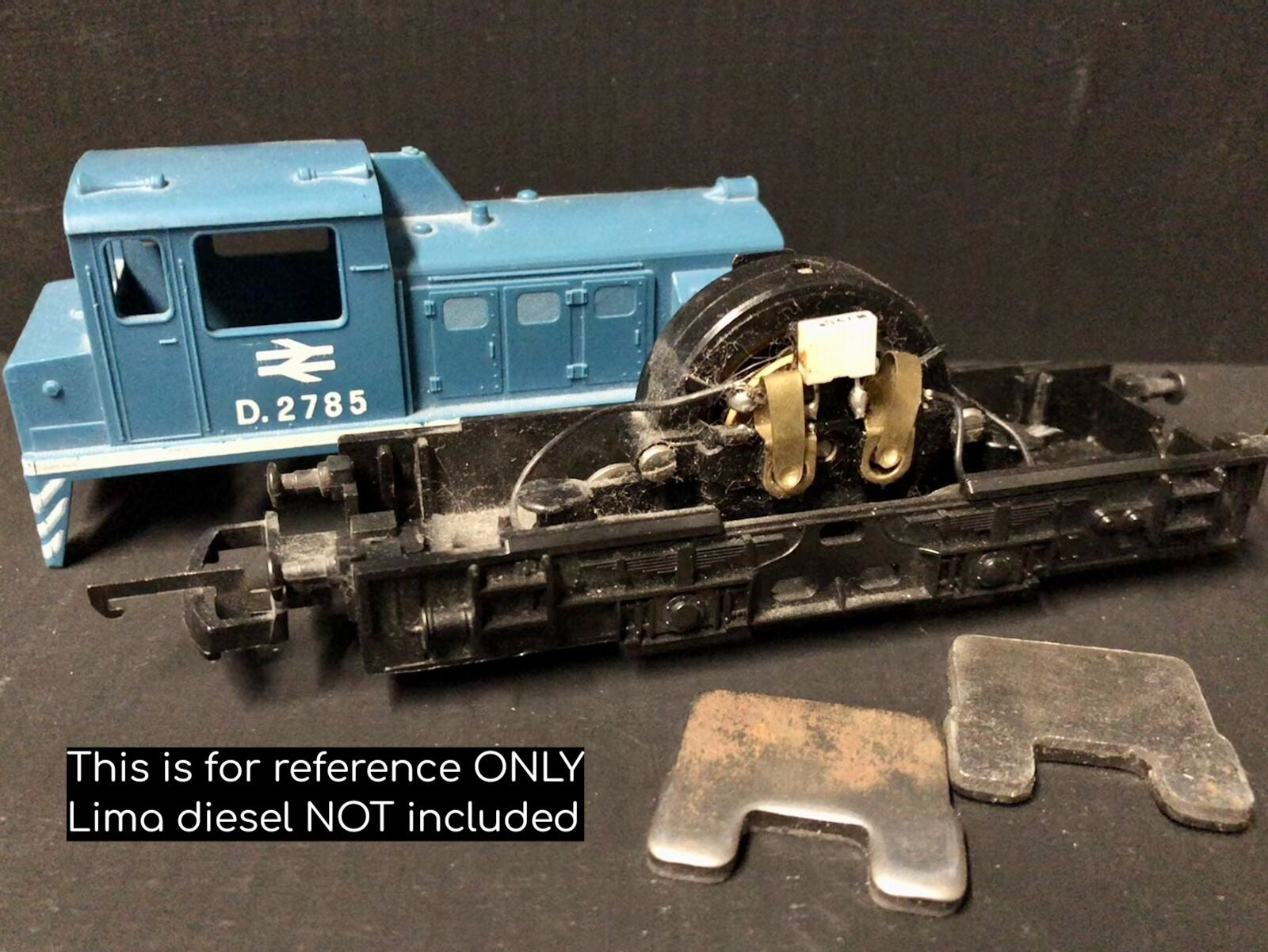 GN15 Eimco pneumatic loco kit with driver, designed for a Lima 0-4-0 chassis on 16.5mm narrow gauge track