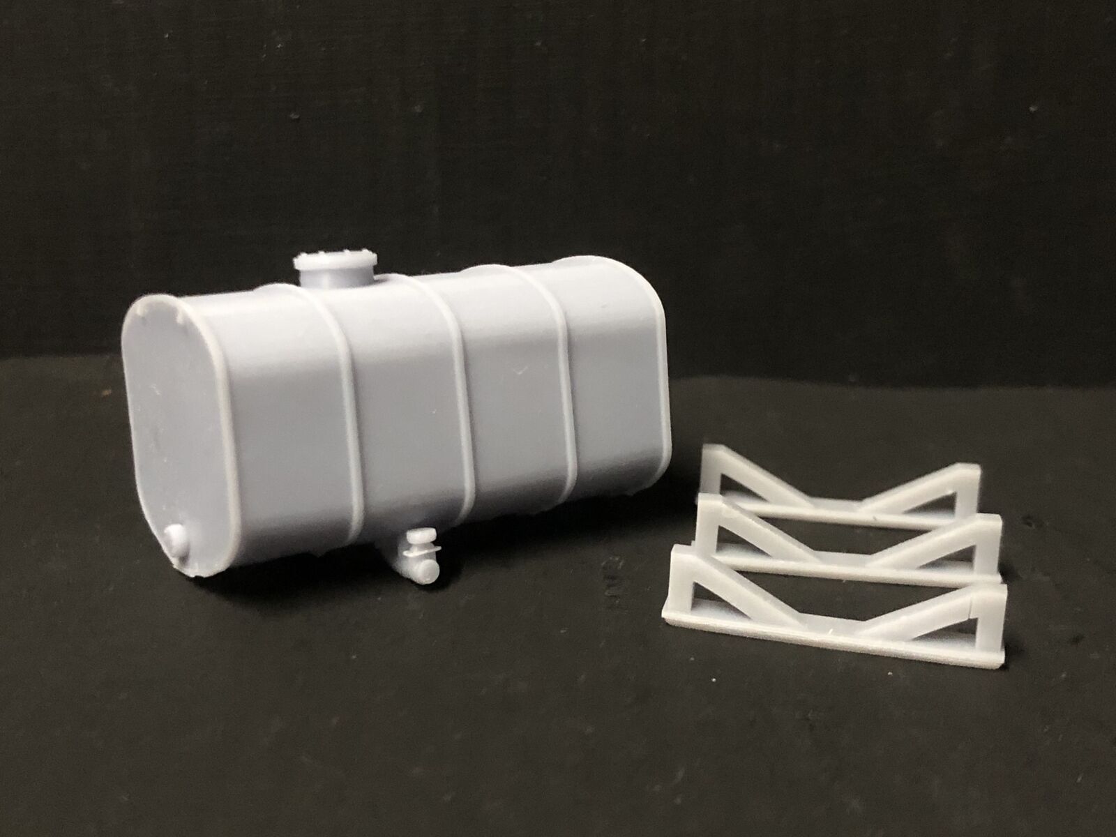 NG7 narrow gauge wagon load kit showing petrol tanker, gunpowder and dump wagon toppers for Bachmann Dinorwic slate wagon