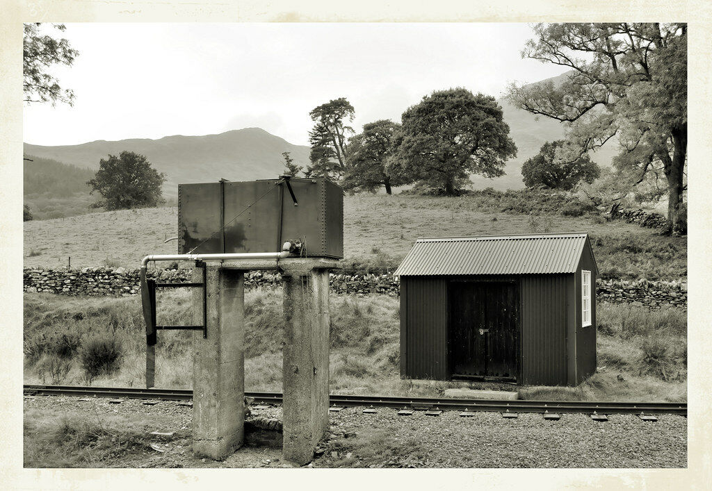 OO9 narrow gauge Beddgelert-inspired water tower kit for OO scale model railway layouts