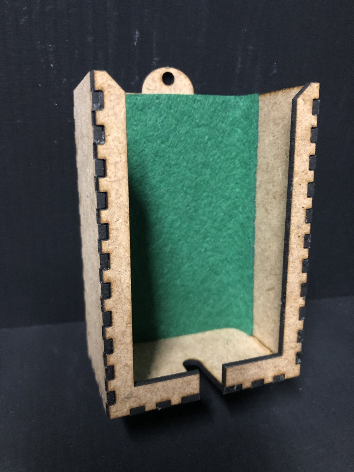 Plastic model caddy kit for a walkabout model railway controller, with cut-outs for buttons, switches and cable access