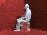 G-Scale figure seated - 3D scan of a real person - M023 (also GN15)