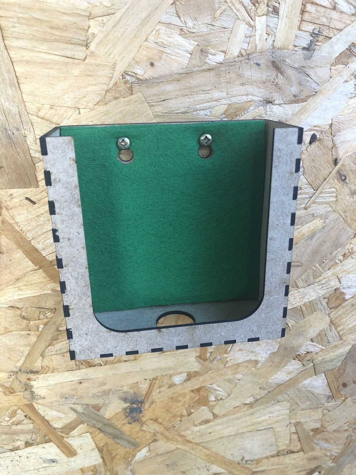 Model railway accessory kit showing a handy holder caddy for the Bachmann 44211 controller, suitable for shelf and diorama layouts