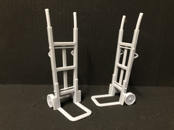 16mm scale, Two Sack Trolley's for Platforms or Workshops