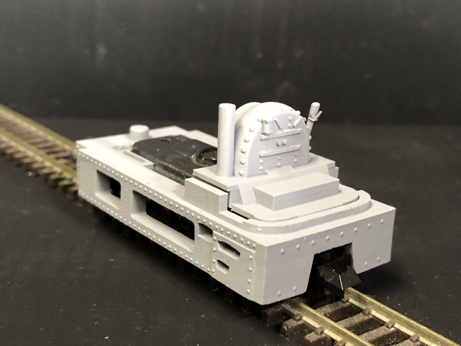 OO9 WG Bagnall Rye and Camber style steam locomotive body kit to fit a Kato 11-109 narrow gauge chassis