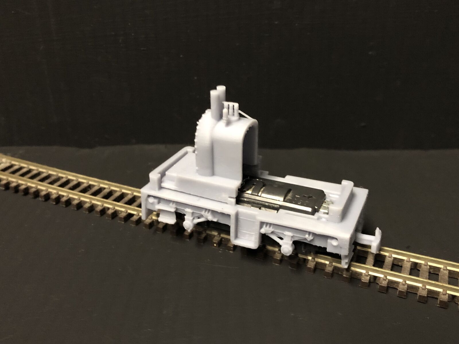 OO9 narrow gauge LMS Sentinel 7192 steam locomotive kit body designed to fit a Kato 11-109 chassis