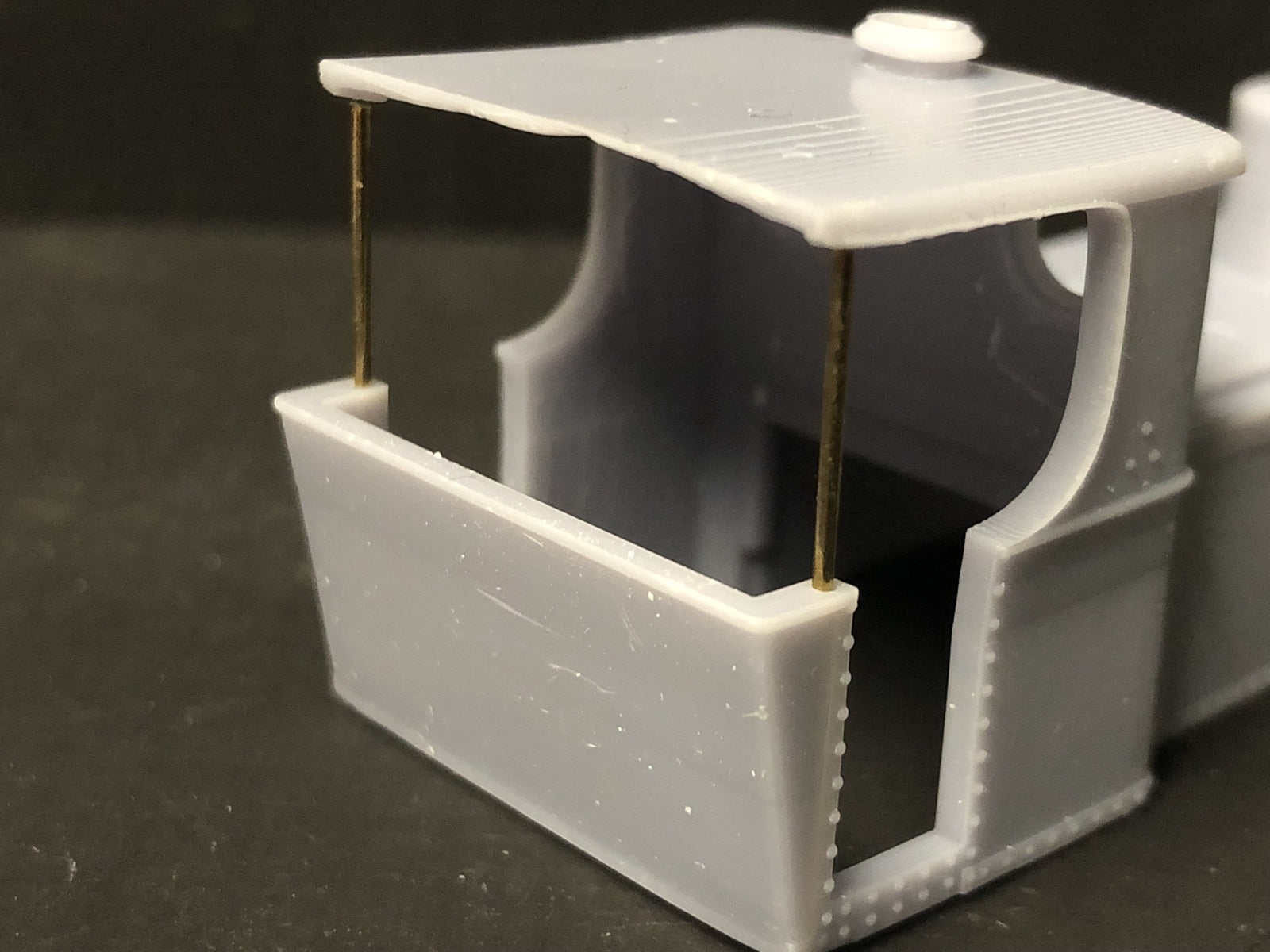 OO9 100 HP Fry Sentinel steam locomotive body kit, narrow gauge model designed to fit a Kato 11-109 chassis