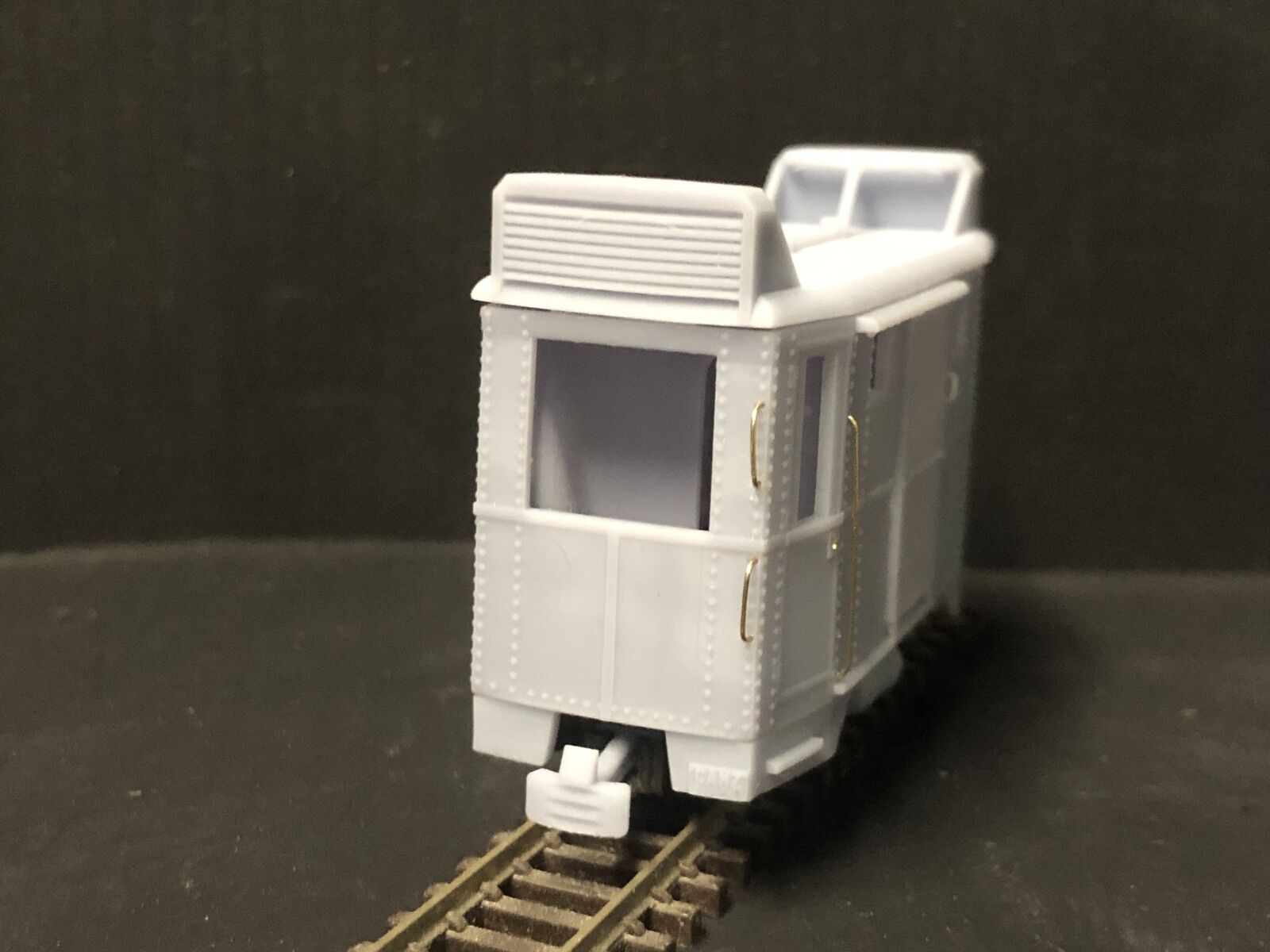 OO9 narrow gauge Ganz DMOT diesel locomotive body kit designed to fit the Kato 11-109 chassis