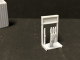 Porthmadog signal mans Hut with levers and glazing - OO9/OO/HO