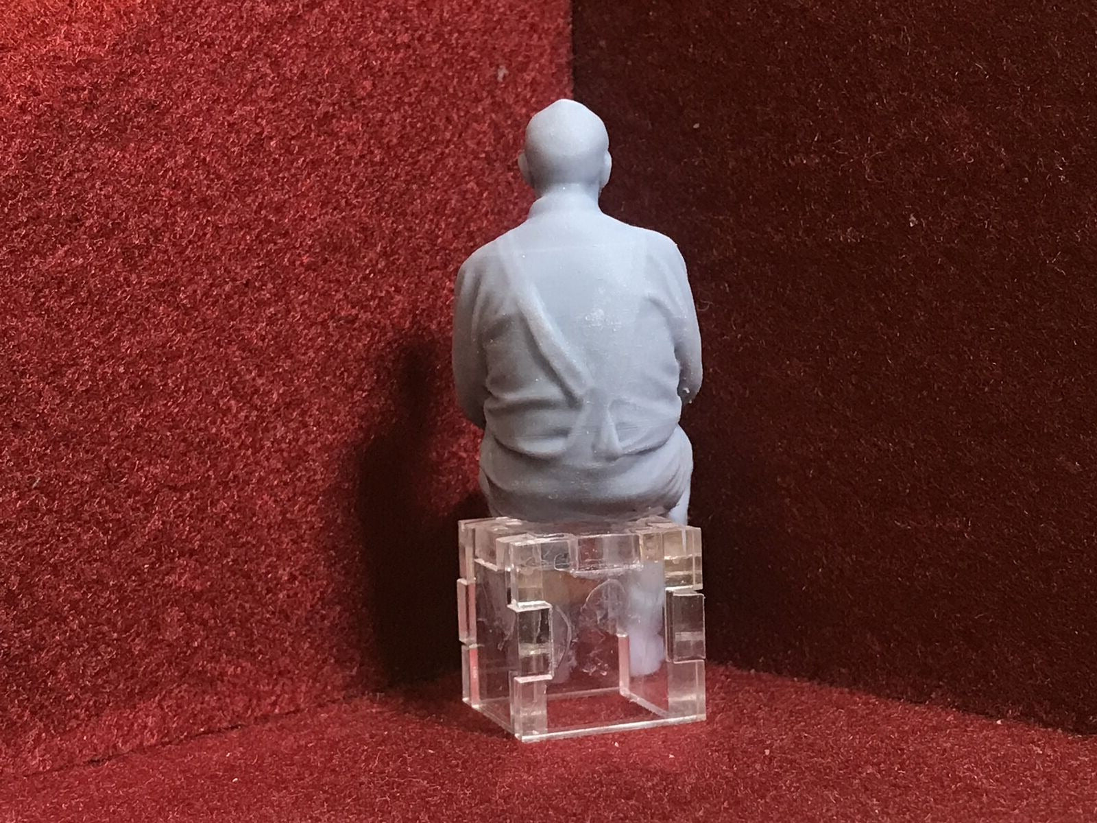 G-scale 1:22 seated driver figure for model railways, GN15 compatible, 3D scanned from a real person