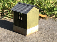 Signal mans Hut with levers and glazing Woody Bay  - OO9/OO/HO