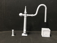 OO GAUGE NER WATER CRANE KIT (hat) With Overflow tank based on Goathland Station