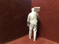 G-Scale figure with shovel - 3D scan of a real person - M096 (also GN15)