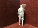 G-Scale figure with shovel - 3D scan of a real person - M096 (also GN15)