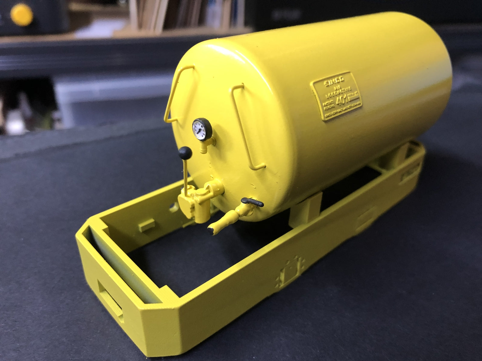 GN15 Eimco pneumatic loco kit with driver, designed for a Lima 0-4-0 chassis on 16.5mm narrow gauge track