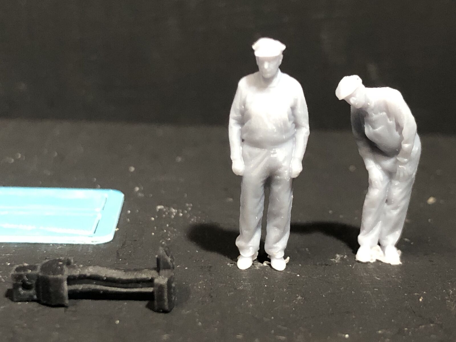 OO9 narrow gauge Armstrong Whitworth diesel loco body kit shown fitted to a Kato 11-109 chassis with separate cab details