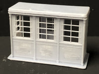 Iron type 2 Bus Shelter with bus flag - OO9/OO/HO