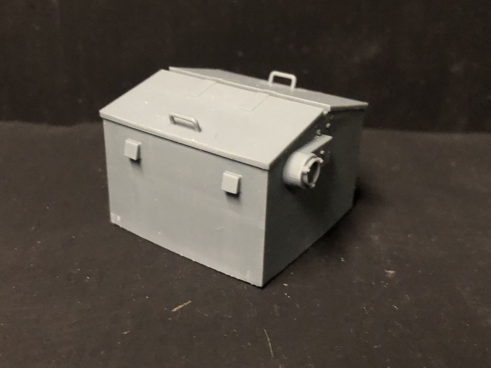 GN15 Clayton electric locomotive easy-build kit for narrow gauge model railway layouts, shown as an unpainted industrial loco body