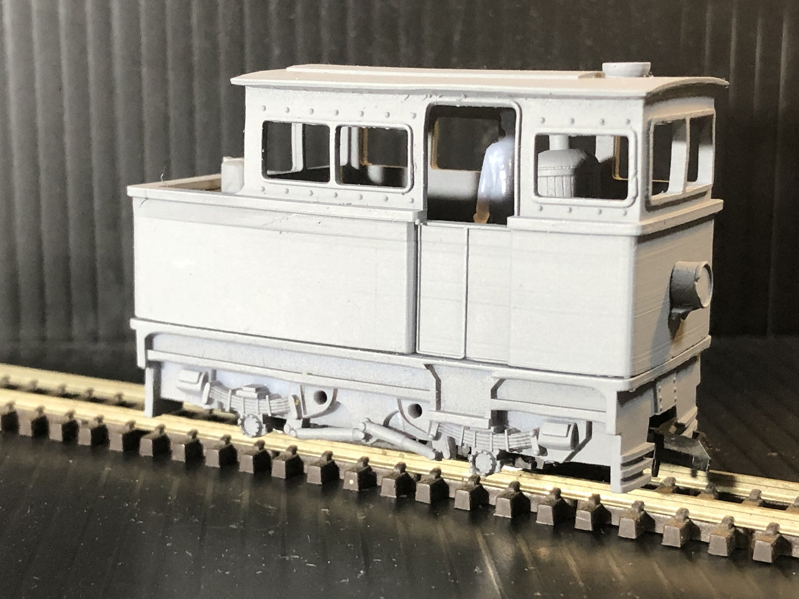 OO9 narrow gauge Atkinson-Walker steam railcar loco body kit for Kato 11-109 chassis, high-detail resin model for 9mm track