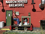 A GN15 Deutz single cylinder loco - G-scale on 00 track using a tenshodo spud