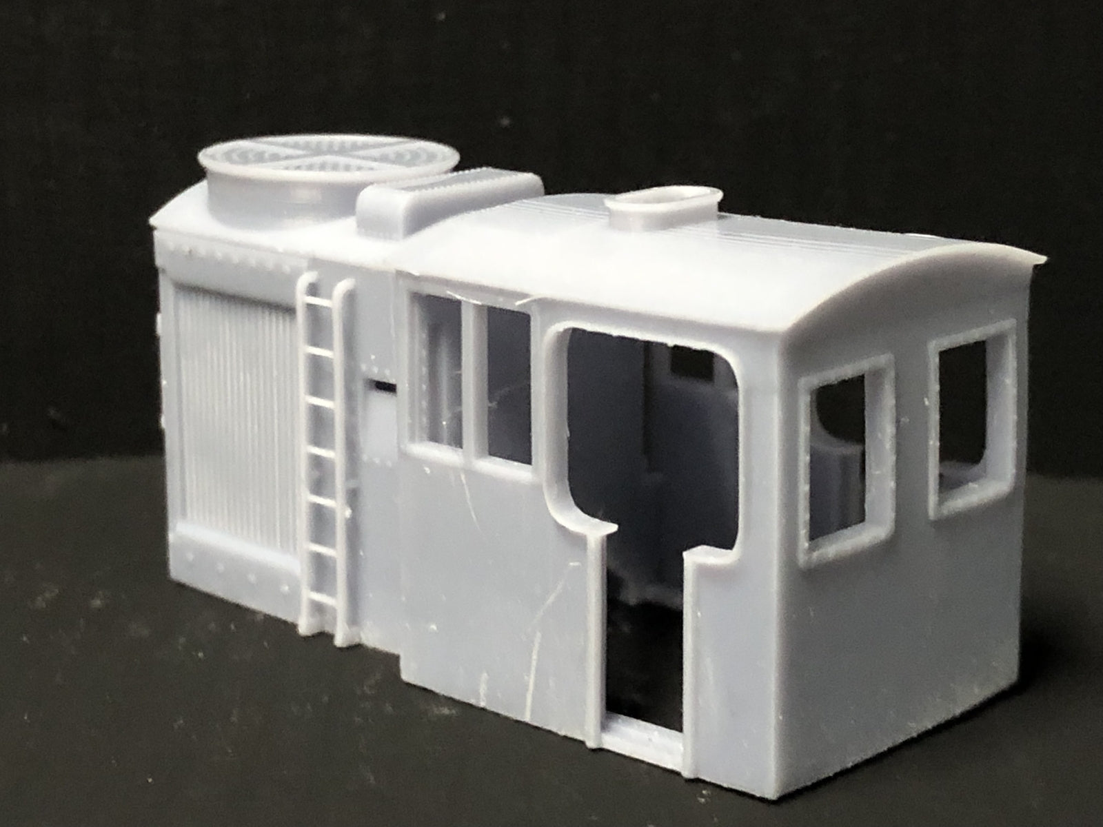 OO9 narrow gauge LMS Sentinel 7192 geared steam locomotive body kit designed to fit a Kato 11-109 chassis