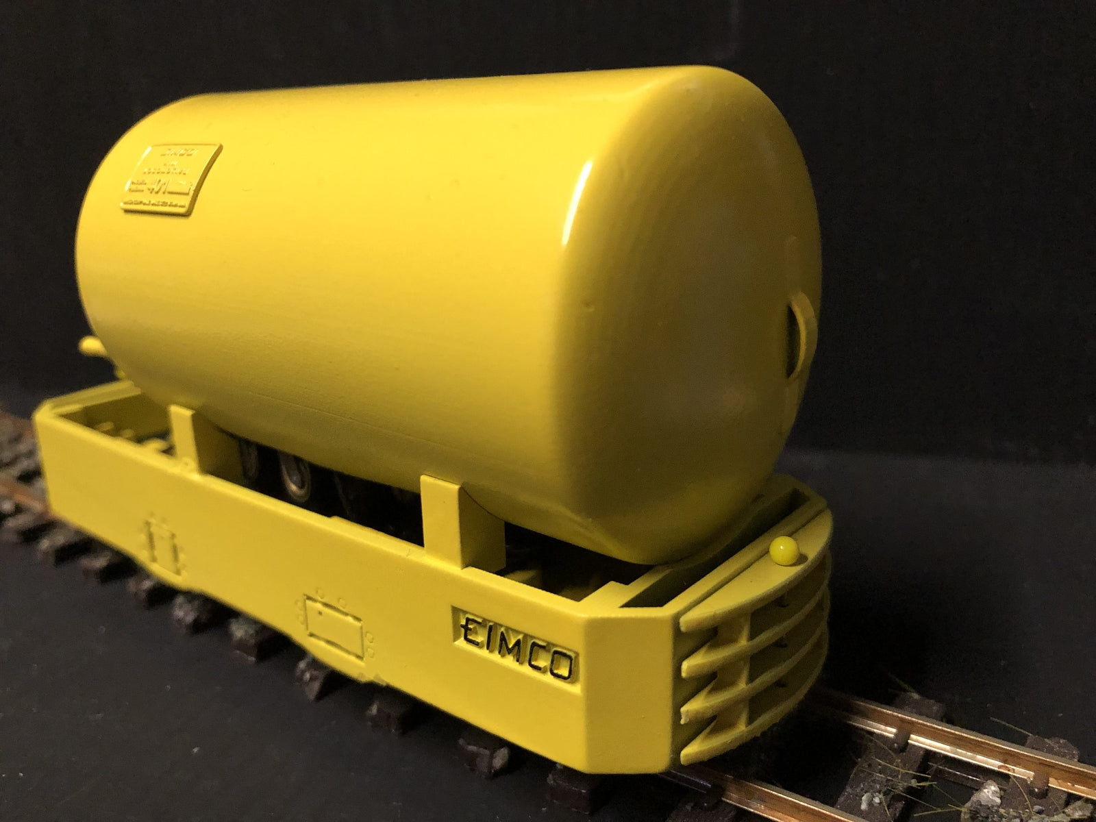 GN15 Eimco pneumatic locomotive kit with driver, designed for a Lima 0-4-0 chassis on 16.5mm narrow gauge track