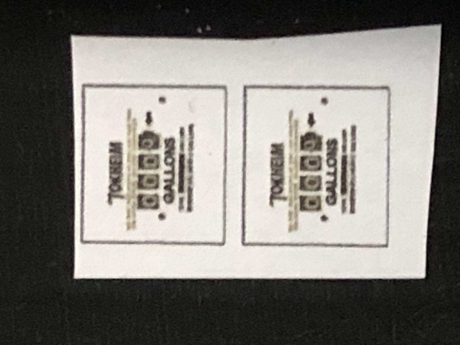 Unpainted G-scale Tokheim petrol and diesel pump scenery kit suitable for GN15 model railway layouts